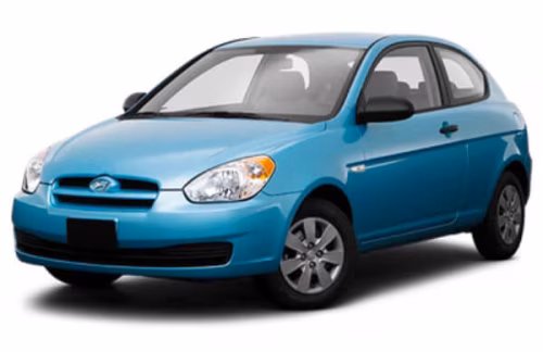 Interior mats for the Hyundai Accent (MC) 2005-2010 III generation EU Hatchback
