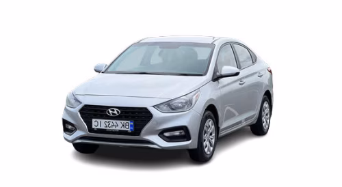 Interior mats for the Hyundai Accent (YC) 2017-2023 V generation IN Sedan
