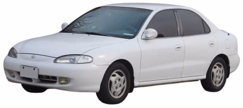 Interior mats for the Hyundai Elantra (J2/J3) 1995-2000 II generation EU Sedan