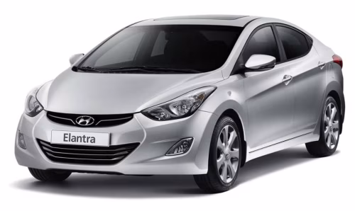 Interior mats for the Hyundai Elantra (MD) 2010-2015 V generation US Sedan