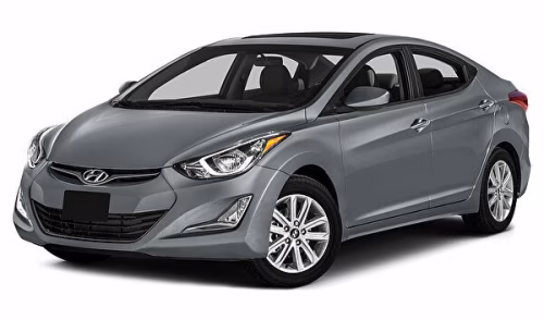 Interior mats for the Hyundai Elantra (AD) 2015-2020 VI generation EU Sedan