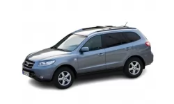 Коврики в салон Hyundai Santa Fe (CM) 2006 - 2010 II поколение EU Crossover дорест 7-ми местная 
