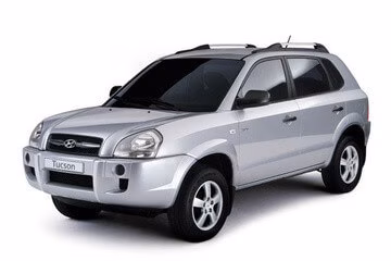 Interior mats for the Hyundai Tucson (JM) 2004-2012 I generation EU Crossover
