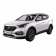 Interior mats for the Hyundai Santa Fe (DM) 2012-2018 III generation KR Crossover 7-seater