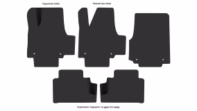 Interior mats for the Hyundai Ioniq 5 (NE) 2021-… I generation Crossover - Фото 3