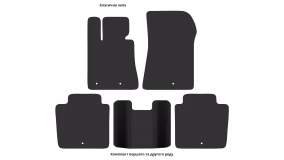 Interior mats for the Hyundai Equus (VI) 2009-2016 II generation Sedan - Фото 3