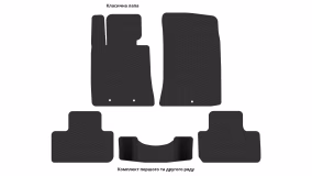 Interior mats for the Hyundai Genesis Coupe 2008-2016 I generation EU Coupe - Фото 3
