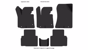 Interior mats for the Hyundai ix35 (LM) 2010-2015 II generation Crossover - Фото 3