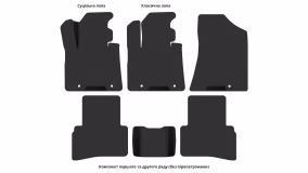 Interior mats for the Hyundai Tucson (TL) 2015-2021 III generation Crossover - Фото 4