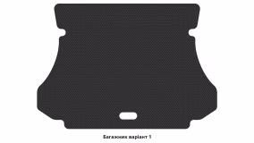 Interior mats for the Hyundai Santa Fe (SM) 2001-2006 I generation EU Crossover - Фото 2