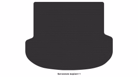 Interior mats for the Hyundai Santa Fe (TM) 2020-2023 IV generation EU Crossover restyling 5-seater - Фото 2