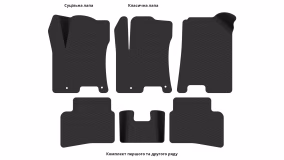 Interior mats for the Hyundai Venue 2019-… I generation EU Crossover - Фото 4