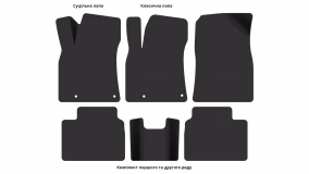 Interior mats for the Hyundai Elantra CN7 2020-… VII generation EU Sedan - Фото 3