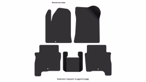 Interior mats for the Hyundai Santa Fe (CM) 2006-2012 II generation US Crossover pre-restyling 5-seater - Фото 6