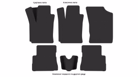Interior mats for the Hyundai Getz 2002-2011 I generation EU Hatchback 5-door - Фото 4