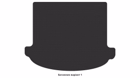 Interior mats for the Hyundai Santa Fe (DM) 2012-2018 III generation EU Crossover 7-seater - Фото 2