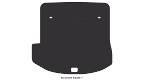 Interior mats for the Hyundai Santa Fe Grand (NC) 2012-2018 III generation US Crossover 7-seater - Фото 3