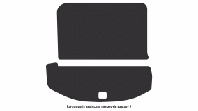 Interior mats for the Hyundai Santa Fe Grand (NC) 2012-2018 III generation US Crossover 6-seater - Фото 2