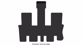 Interior mats for the Hyundai Santa Fe Grand (NC) 2012-2018 III generation US Crossover 6-seater - Фото 4
