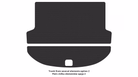 Interior mats for the Hyundai Santa Fe (DM) 2012-2018 III generation US Crossover 5-seater - Фото 2