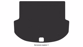 Interior mats for the Hyundai Santa Fe (DM) 2012-2018 III generation US Crossover 5-seater - Фото 3