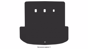 Interior mats for the Hyundai Palisade 2018-2025 I generation EU Crossover 7-seater - Фото 3