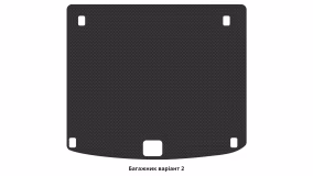 Interior mats for the Hyundai Santa Fe (CM) 2006-2010 II generation EU Crossover pre-restyling 7-seater - Фото 5