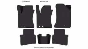 Interior mats for the Hyundai i30 (FD) 2010-2012 I generation EU Hatchback restyling 5-door - Фото 3