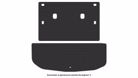 Interior mats for the Hyundai Palisade 2018-2025 I generation EU Crossover 8-seater - Фото 3