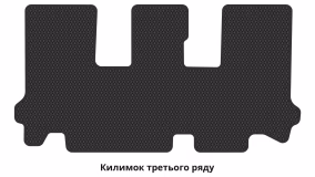 Interior mats for the Hyundai Palisade 2018-2025 I generation EU Crossover 8-seater - Фото 5
