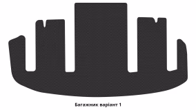 Interior mats for the Hyundai Staria Lounge 2021-… I generation EU VAN 7-seater - Фото 2