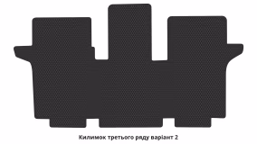 Interior mats for the Hyundai Staria Lounge 2021-… I generation EU VAN 7-seater - Фото 3