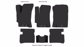 Interior mats for the Hyundai Accent (MC) 2005-2010 III generation EU Sedan - Фото 3
