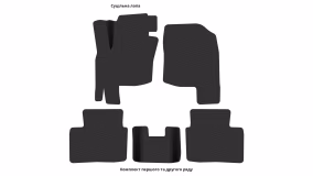 Interior mats for the Hyundai Lafesta EV 2018-… I generation CN Sedan - Фото 3