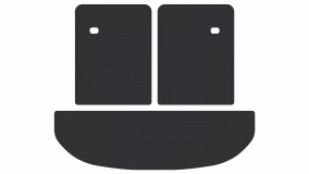 Interior mats for the Hyundai Santa Fe (TM) 2018-2020 IV generation EU Crossover pre-restyling 7-seater - Фото 6