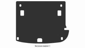 Interior mats for the Hyundai Santa Fe (CM) 2005-2010 II generation KR Crossover pre-restyling 7-seater - Фото 4