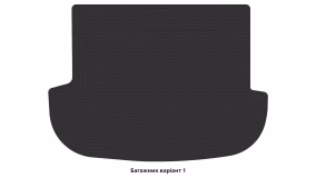 Interior mats for the Hyundai Santa Fe (CM) 2005-2010 II generation KR Crossover pre-restyling 5-seater - Фото 2