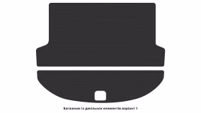 Interior mats for the Hyundai Santa Fe (DM) 2012-2018 III generation KR Crossover 5-seater - Фото 2