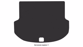 Interior mats for the Hyundai Santa Fe (DM) 2012-2018 III generation KR Crossover 5-seater - Фото 3