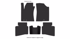 Interior mats for the Hyundai i30 (GD) 2012-2016 II generation US Universal - Фото 2