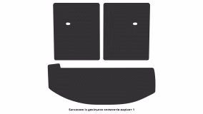 Interior mats for the Hyundai Maxcruz (NC) 2012-2018 III generation KR Crossover 7-seater - Фото 2