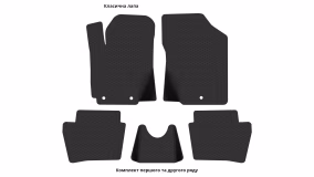Interior mats for the Hyundai i20 (PB) 2008-2014 I generation EU Hatchback 3-door - Фото 2