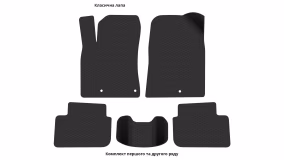 Interior mats for the Hyundai Ioniq 2016-2022 I generation EU Hatchback Hybrid - Фото 3