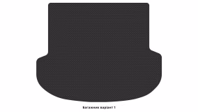 Interior mats for the Hyundai Santa Fe (TM) 2020-2023 IV generation US Crossover restyling 5-seater Hybrid - Фото 2