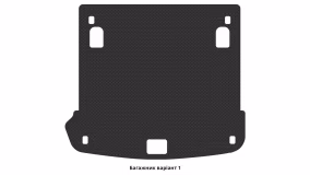 Interior mats for the Hyundai ix55 2007-2012 I generation Crossover 7-seater - Фото 3