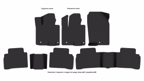 Interior mats for the Hyundai Tucson (NX4) 2021-… IV generation US Crossover Long - Фото 3