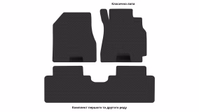 Interior mats for the Hyundai Tucson (JM) 2004-2012 I generation EU Crossover right-hand - Фото 3