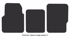 Interior mats for the Hyundai H350 2014-… I generation KR VAN - Фото 2