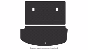Interior mats for the Hyundai Palisade (LX3) 2025-… II generation EU Crossover 7-seater Hybrid - Фото 5