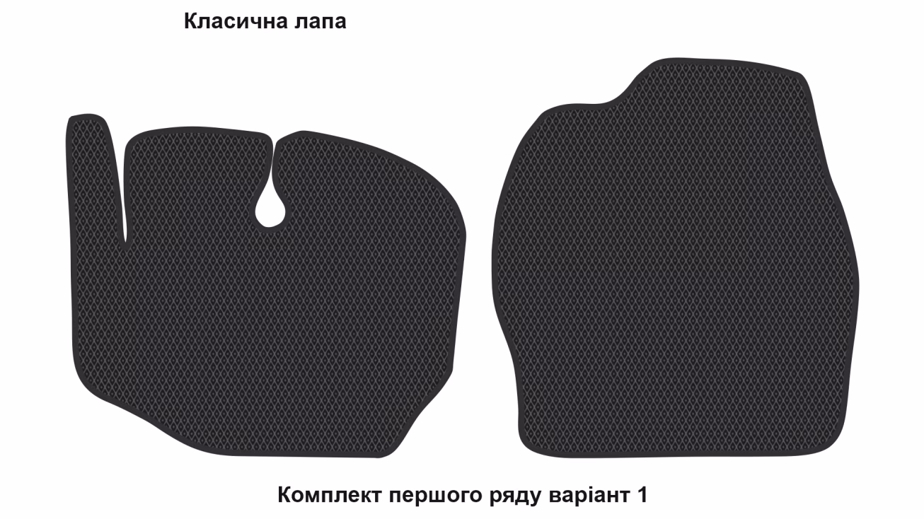 Interior mats for the Hyundai H-100 (Grace) 1993-2004 II generation KR Minivan - Фото 2
